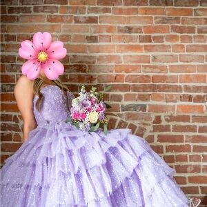 Sherri Hill Lavender Prom Dress